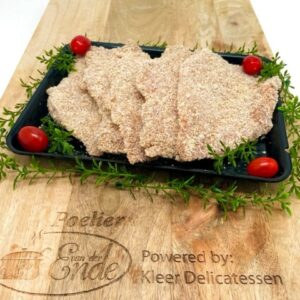 Kipschnitzel naturel, per 100 gram